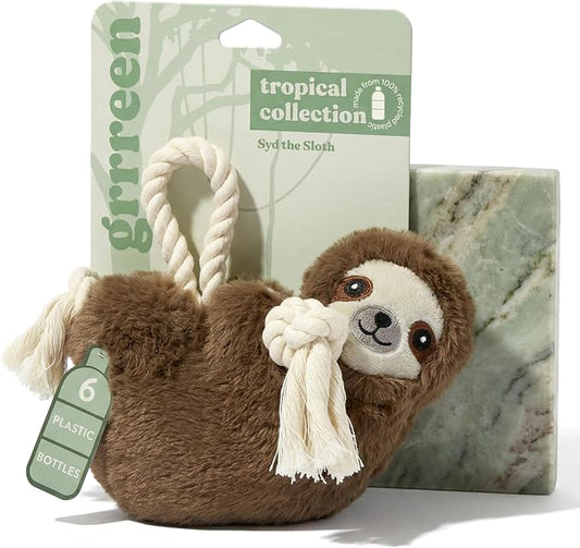 Dog Toys | Plush Toy Sloth Stuffed Animal for Dogs | Jumbo Eco Friendly Toy - Easy to Clean and Made from Non Toxic Materials