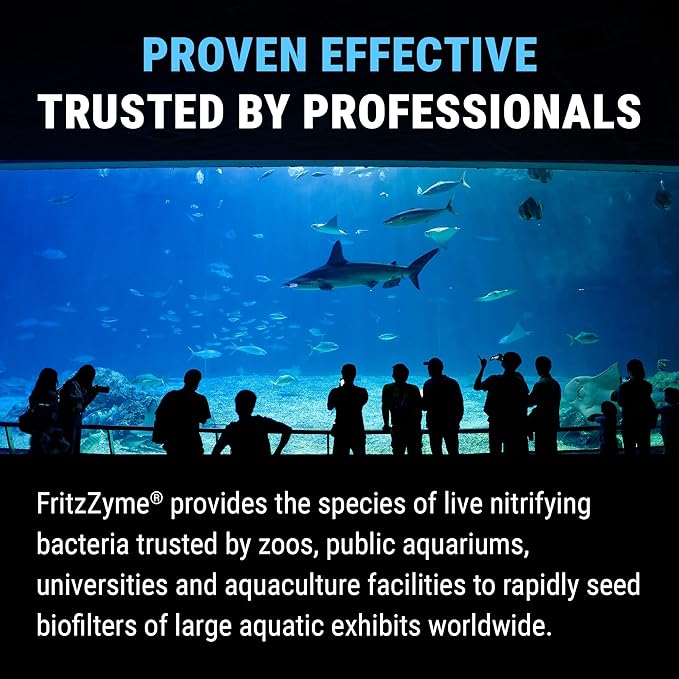 Fritz Aquatics FritzZyme 7 Live Nitrifying Bacteria Naturally Removes Amonia & Nitrite for Freshwater Fish (64-Ounce)