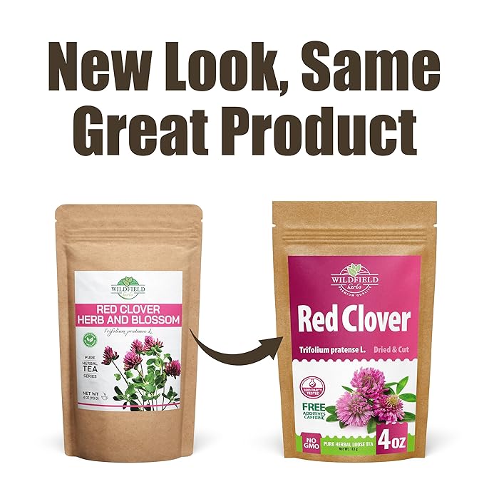 4 oz. Red Clover Tea Red Clover Herb Dried Blossom Flower Petals (Trifolium Pratense) - 113g Dried Cut Herb Bulk Herbal Tea Trebol Rojo