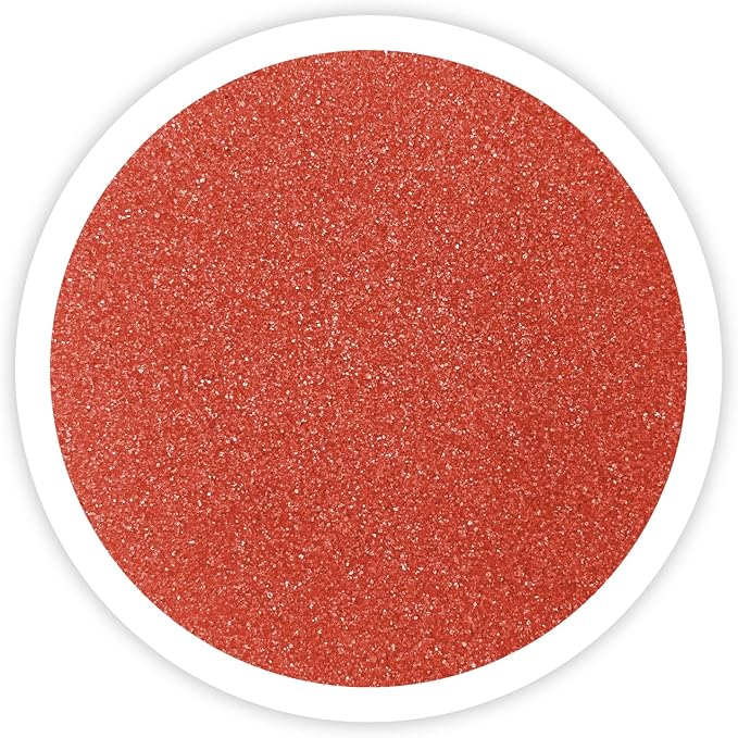 Persimmon Unity Sand, 1 LB (16 oz), Red-Orange Colored Sand for Weddings, Vase Filler, Home Decor, Crafts, Terrariums, and More