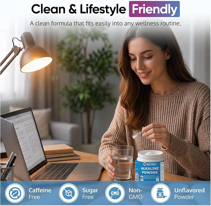 Sodium Bicarbonate Powder Supports pH Balance - Potassium Bicarbonate Slow Release Formula for Better Absorption - Bicarb Potassium Powder Helps Reduce Body Acid - Bicarbonato De Sodio Supplement