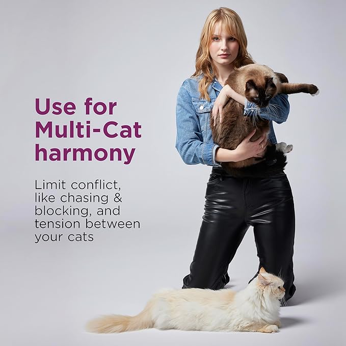 COMFORT ZONE Value Kit; 3 Multicat Diffusers & 6 Refills; Cat Calming Pheromone; Reduce Stress, Aggression, Fighting, Urine Marking, Scratching