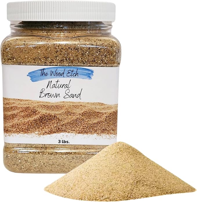 3 lb Natural Sand for Sandbox, Sand Art, Home Decor, Sensory Bin, Aquarium & More, Odorless, Non-Toxic, Safe for Kids & Pets, Versatile, and Clump-Free for Easy Handling