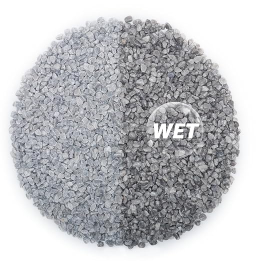 5lbs Natural Gravel Pebbles for Succulents and Cacti, 1/5 Inch Decorative River Stones – Perfect for Vases, Aquariums, Terrariums, and Outdoor Gardening, Mixed Colors (Grey, 5 Pounds)
