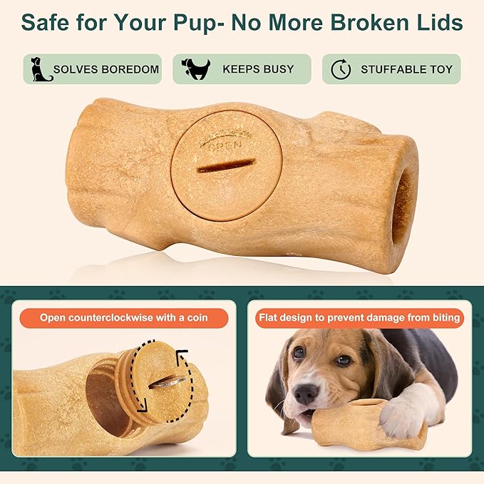 Interactive Dog Toys for Aggressive Chewers Indestructible Dogs Toy for Large/Medium Breed,Frozen Dog Treat Holder to Keep Them Busy&Reduces Anxiety