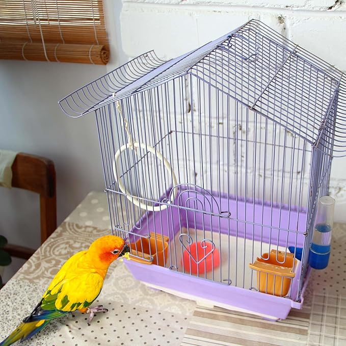 Drydiet 100 ft x 18 Inch Bird Cage Liner Disposable Parakeet Cage Liners Precut Absorbent Bird Paper Accessories for Pet Animal Parrot (White)