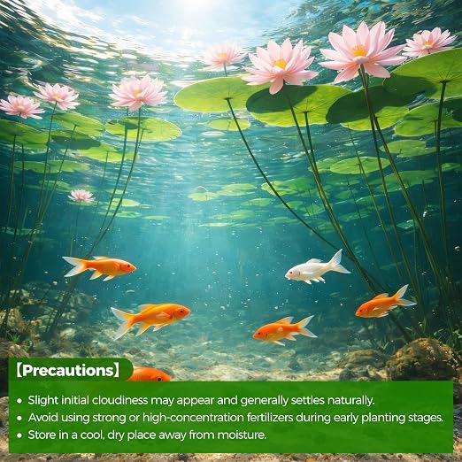 Aquatic Plant Soil for Water Lily & Lotus – Clay-Based, Nutrient-Rich | Pond Plant Growing Medium, Multi-Mineral Blend, Ideal for Small Ponds & Water Gardens, Safe for Fish & Aquatic Life 2 LB