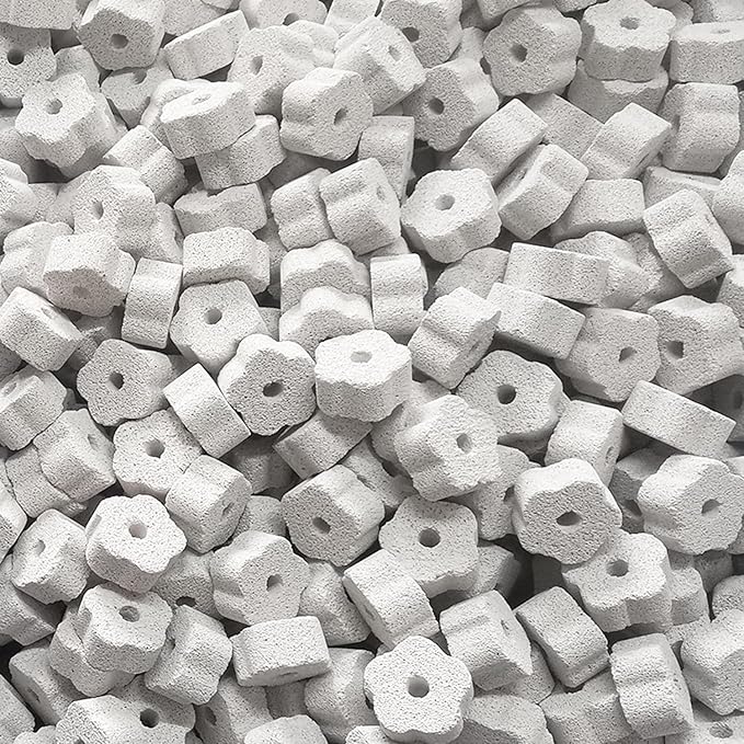 8 Pack Lava Block Chew Toy Small Pet Animal Lava Bites Chews Toy Teeth Grinding Stone Mineral Calcium Block for Chinchilla Hamster Parrot Chinchillas Rabbit Guinea Pig Gerbil Mouse Squirrels
