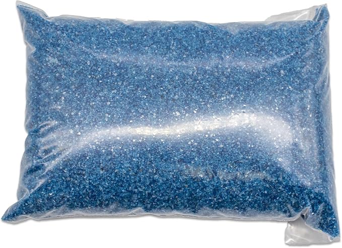 2 lbs Bright Fine Floral Sand for Vases, Planters and Pots, Terrariums, Aquariums, Fairy Garden, and Arts & Crafts - 13 Colors Available (Blue Hawaii)