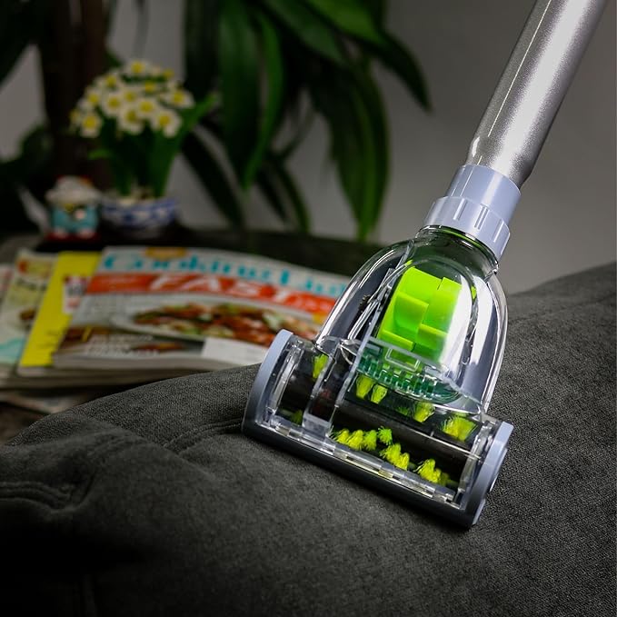 OVENTE Pet Hair or Sofa Brush Vacuum Attachment Compatible with ST2000, ST2010 and ST2620 Electric Canister Vacuums, Efficient on Multi Surface and Easy to Detach After Use, Green ACPST700