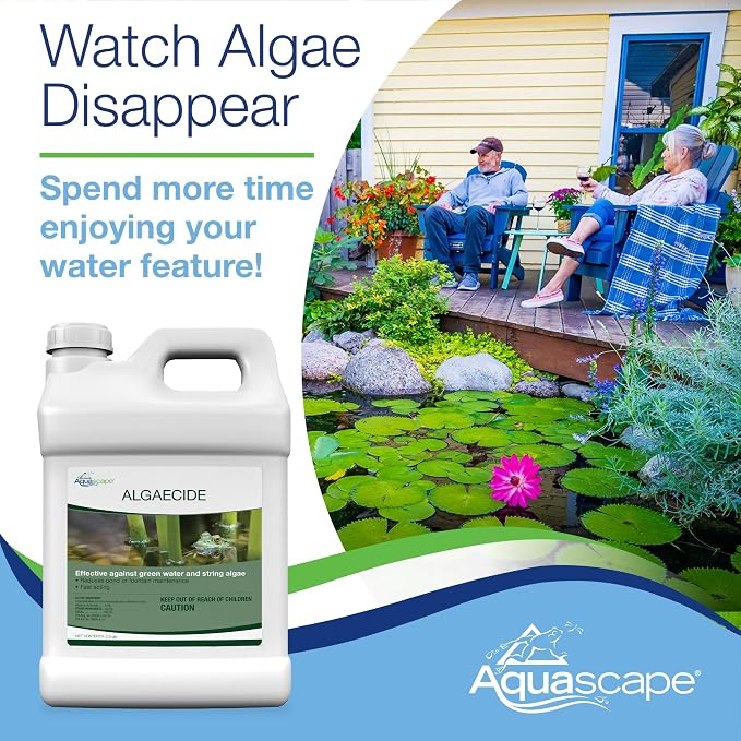 Aquascape 96026 Algaecide for Pond, Waterfall, and Water Features, 1-Gallon