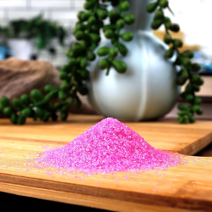2 lbs Bright Fine Floral Sand for Vases, Planters and Pots, Terrariums, Aquariums, Fairy Garden, and Arts & Crafts - 13 Colors Available (Pink)