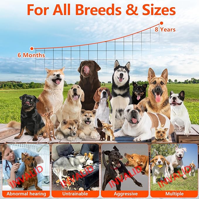 2026 New Anti Barking Device for Dogs, Bark Box Rechargeable Dog Bark Deterrent with Variable Ultra Frequency/6 Modes/IP65 Waterproof Dog Silencer Stop Neighbors‘ Dogs from Barking Up to 75ft(Grey)