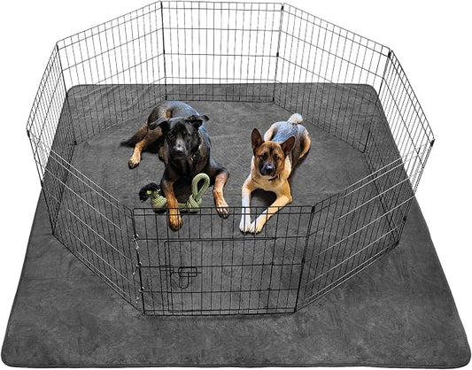 Washable Pee Pads for Dogs 72x72: 4-Layer Extra Large Reusable Puppy Pad Non-Slip Backing, Waterproof Dog Pee Pad Washable for Potty Training, Playpen, Senior Dogs, Whelping, Incontinence