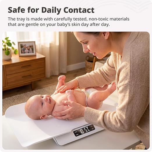 Greater Goods Medical-Grade Baby Scale – FDA Class I Device, Digital Infant & Toddler Scale, 0.1 oz Precision Sensor, 2.3–66 lb Range, Consistent Readings for Wiggly Babies, Skin Contact Tested