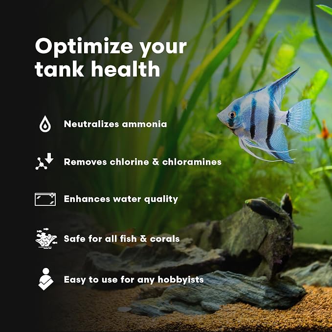Continuum Aquatics Fraction - Concentrated Water Conditioner Instantly Removes Chlorine, Ammonia, and Chloramine in Marine Saltwater and Freshwater Aquariums 125-ml