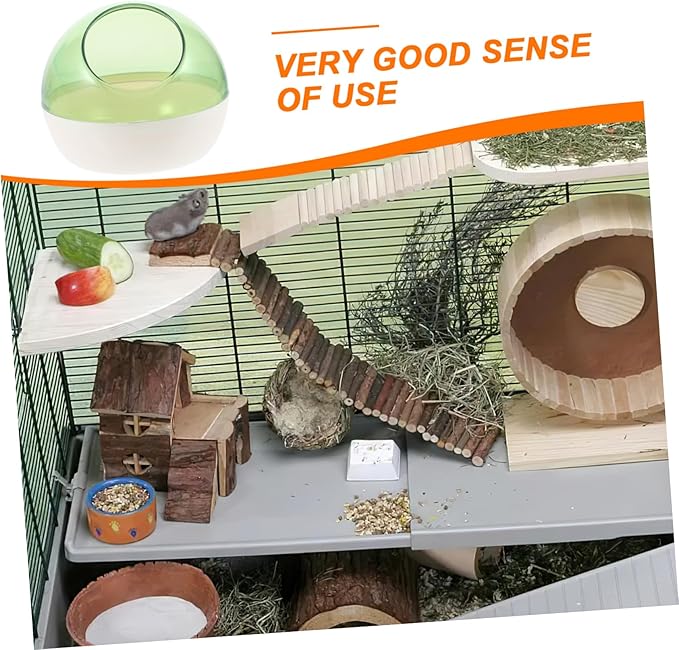 balacoo Gerbil Toilet Hamster Sand Bath Chinchilla Dust Bath Multipurpose Bowl