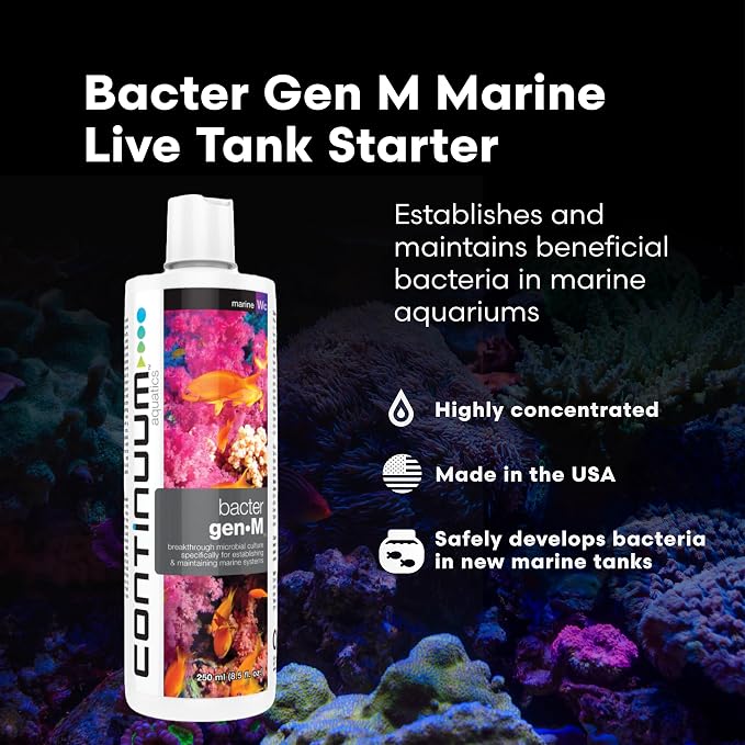 Continuum Aquatics BacterGen M Aquarium Waste Reducer Formula, 250ml