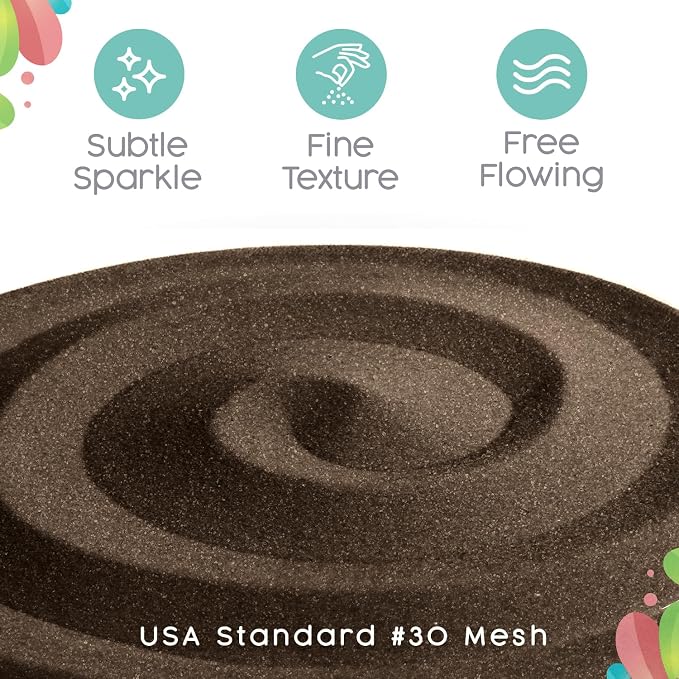 Dark Chocolate Unity Sand, 1 Lb, Brown Colored Sand for Weddings, Vase Filler, Home Décor, Crafts, Terrariums, and More
