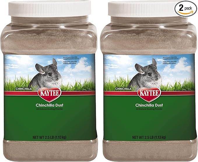 Kaytee Chinchilla All Natural Dusting Powder,2.5 lb,(Pack of 2)