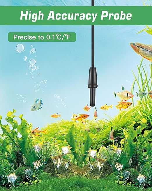 Petbank LCD Digital Aquarium Thermometer Fish Tank Water Terrarium Temperature
