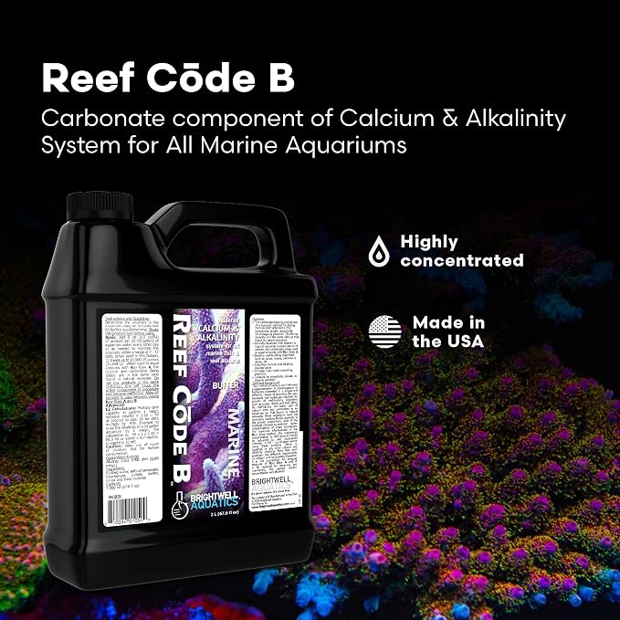 Brightwell Aquatics Reef Code B Alkalinity Buffer for Reef Aquariums 2L