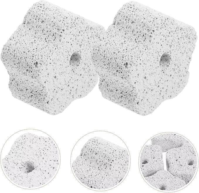 8 Pack Lava Block Chew Toy Small Pet Animal Lava Bites Chews Toy Teeth Grinding Stone Mineral Calcium Block for Chinchilla Hamster Parrot Chinchillas Rabbit Guinea Pig Gerbil Mouse Squirrels