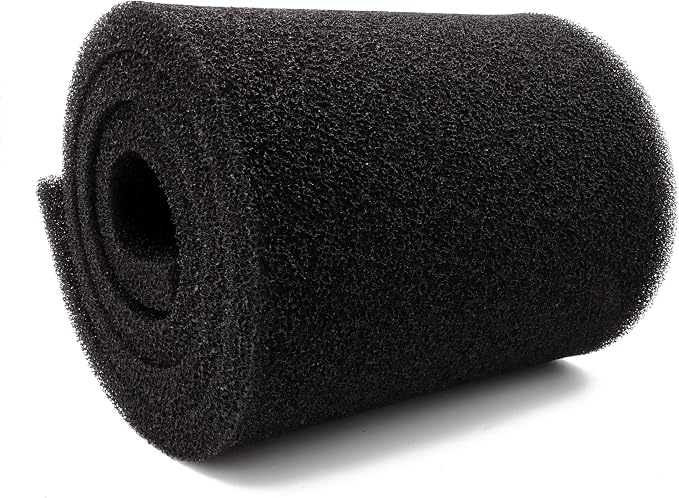 Aquarium Filter Media Foam Material Cut to Fit, 12" x 72" x 1", 20ppi | Bio Pre Filter Sponge Pad Sheet, For Fish Tank
