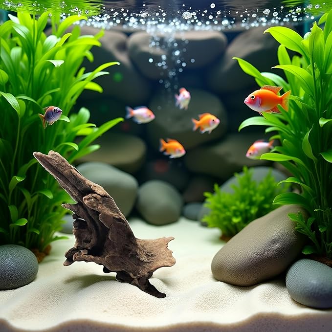 1Pc Landscape Wood Decoration Driftwood Tree Aquarium Fish Tank Plant Stump Ornament Landscap Decor Aquarium Decoration Wood Natural Trunk Random Style Handy and Professional Aquarium Décor(ZS458)