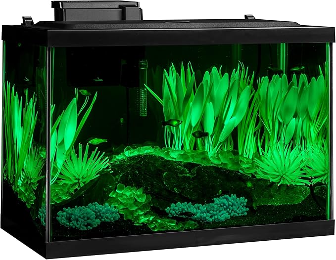 Tetra ColorFusion Aquarium 20 Gallon Fish Tank Kit, Includes LED Lighting and Decor