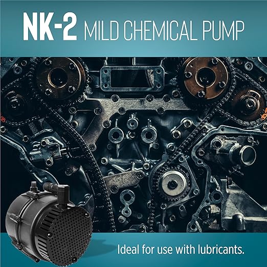 Little Giant NK-2 "NO-KORODE" Series, 115 Volt, 1/40 HP, 325 GPH Mild Acid, Alkalis and Hard Water Manual Submersible Pump with 18-Ft. Cord, Black, 527176