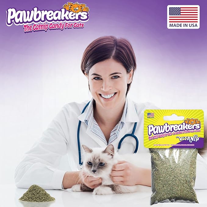 Pawbreakers® Vitanip® Catnip Cat Treats & Toys - Diamond V® Feline Nutritional Supplement – Safe & postbiotic Catnip for Cats | Cat Treats | Made in USA
