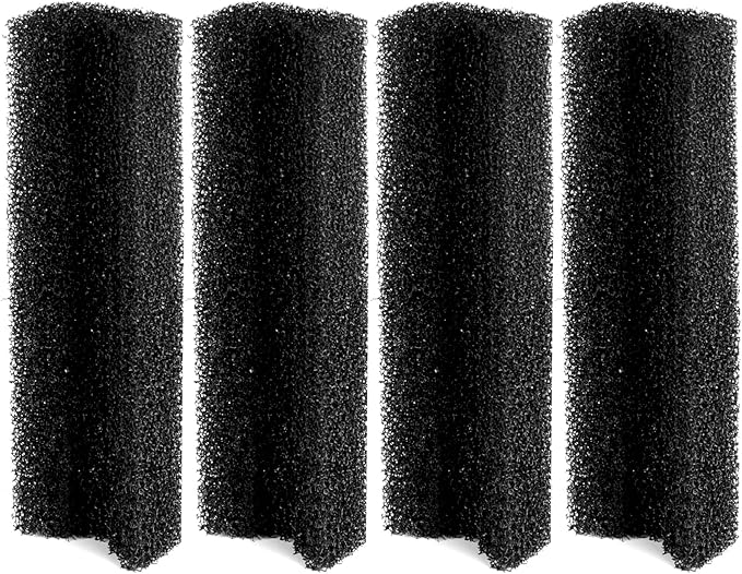 TARARIUM CTUV-H8F JUP-03 Aquarium Filter Replacement Filters Sponge 4 Pack COOSPIDER JUP03 CTUV-H8F