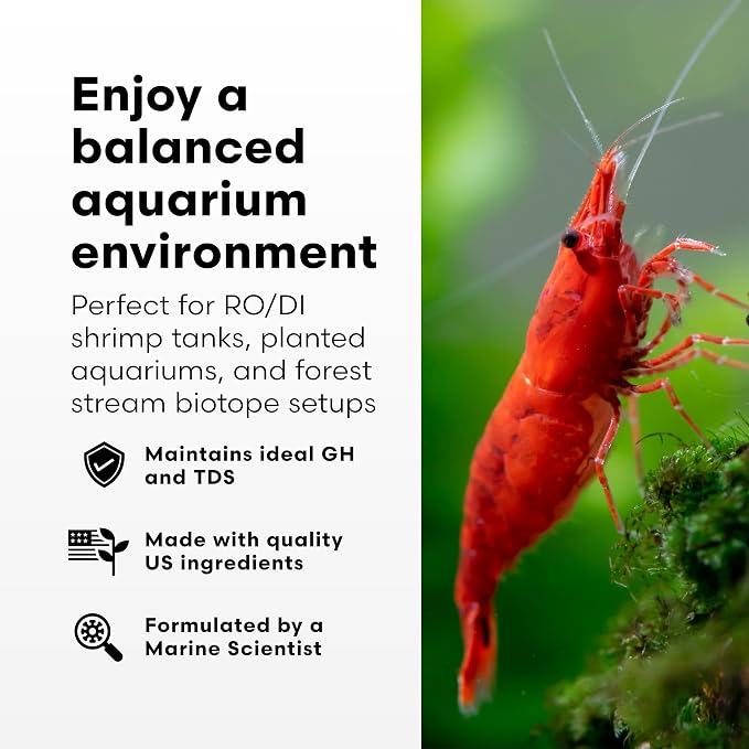 Brightwell Aquatics Caridina GH+ Shrimp Mineral Supplement RO/DI, 500 ml