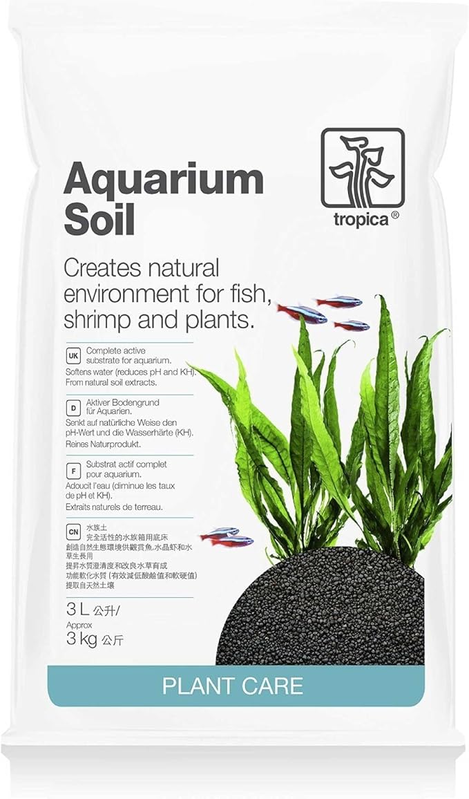 Tropica Plant Care Freshwater Planted Aquarium Soil 3 Liter Bag