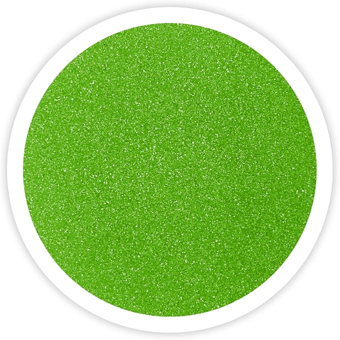 Lime Green Unity Sand, 1 LB (16 oz), Colored Sand for Weddings, Vase Filler, Home Decor, Crafts, Terrariums, and More