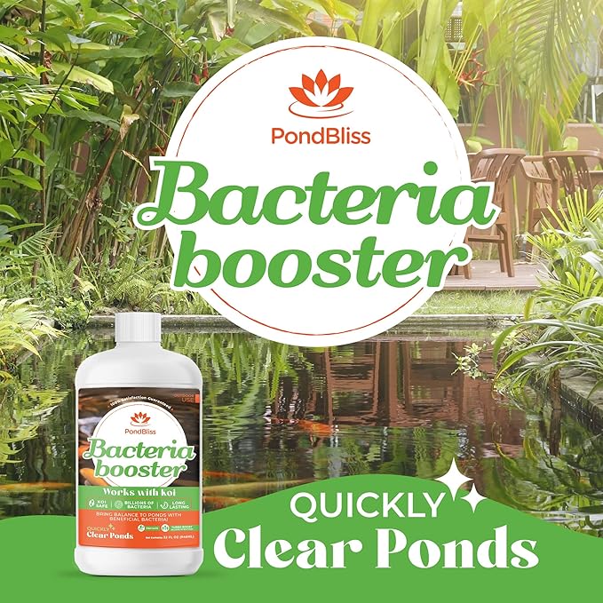 Beneficial Booster - Concentrated with Billions of Microbes, Pond Starter and Treatment for Dirty and Smelly Water - 32oz