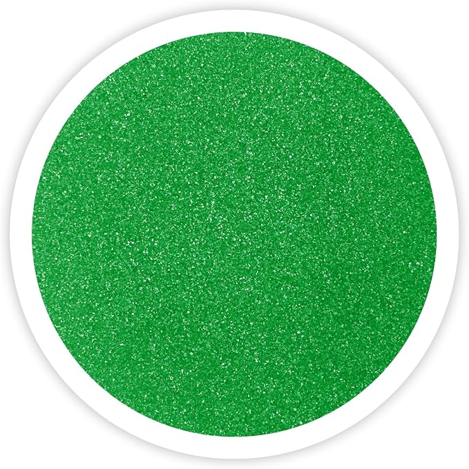 Sandsational Sparkle Kelly Green Unity Sand, 1 LB (16 oz), Colored Sand for Weddings, Vase Filler, Home Decor, Crafts, Terrariums, and More