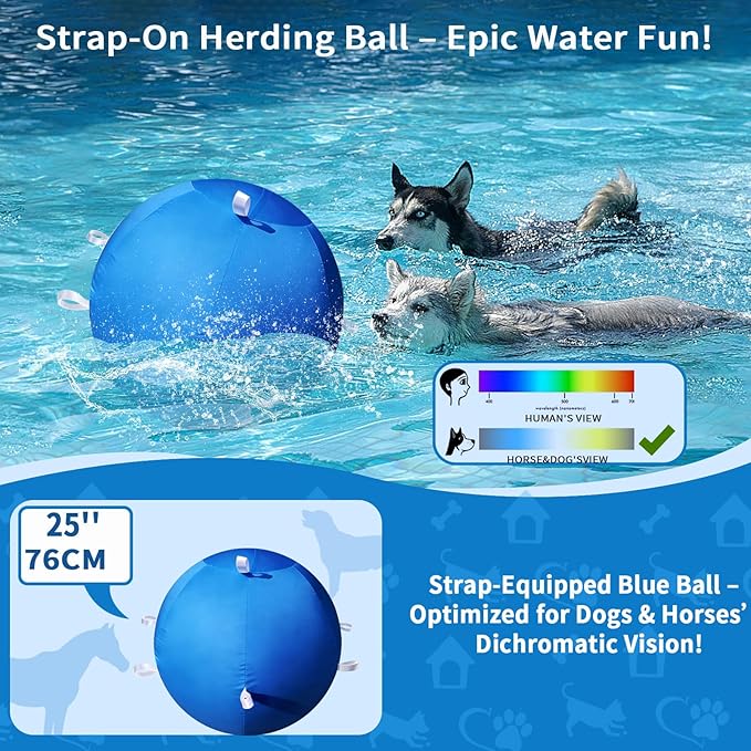 Horse Ball 40inch - Extra Large Toy for Adult Horses, Ideal for Pasture & Indoor Stall Boredom Relief