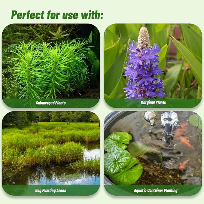 Doter Aquatic Soil for Plants - 11LBS, Clay Aquarium Soil Suitable for Small Ponds & Water Plants Like Lotus & Water Lily, Safe for Fish & Aquatic Life