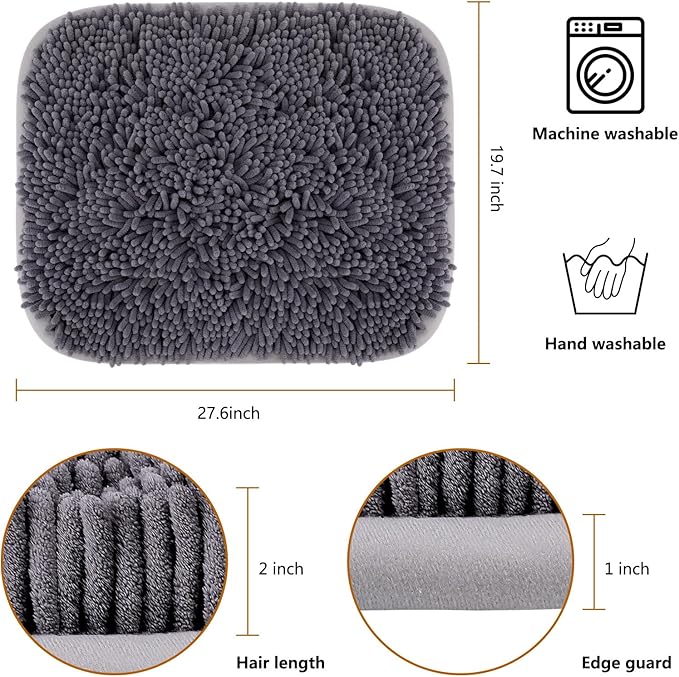 Rundik Snuffle Mat for Dogs, 20'' x 28'' Dog Sniffing Interactive Feeding Game Boredom, Puzzle Toys Encourages Natural Foraging Skills and Stress Relief Small/Medium/Large Dogs(20'' x 28'')
