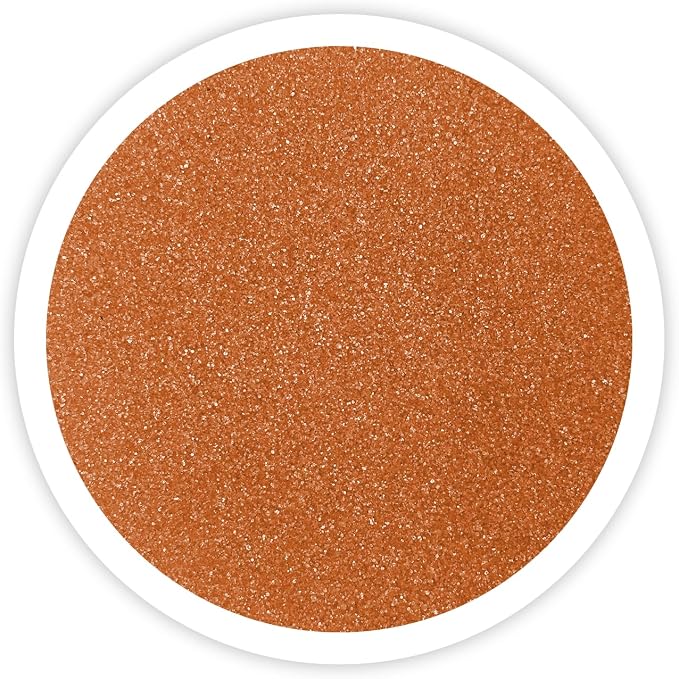 Pumpkin Spice Unity Sand, 1 LB (16 oz), Orange Colored Sand for Weddings, Vase Filler, Home Decor, Crafts, Terrariums, and More
