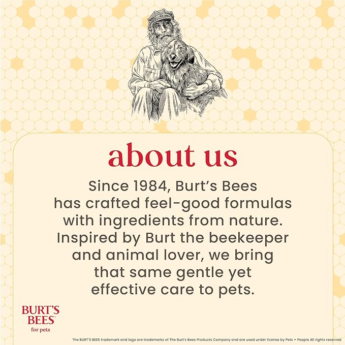 BURT'S BEES FOR PETS Paw Balm for Dogs with Manuka Honey and Coconut Oil, Soothes Dry Dog Paws, Naturally Derived Ingredients, 1.76 Oz