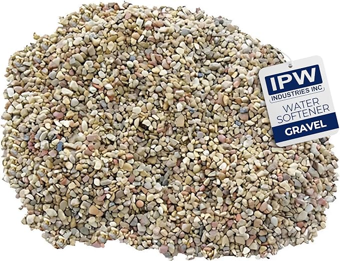 IPW Industries Inc - Water Softener Gravel - Garnet Filter Bed Media for Filter Tanks, Water Conditioners, Water Softeners and Backwashing (15 lbs)