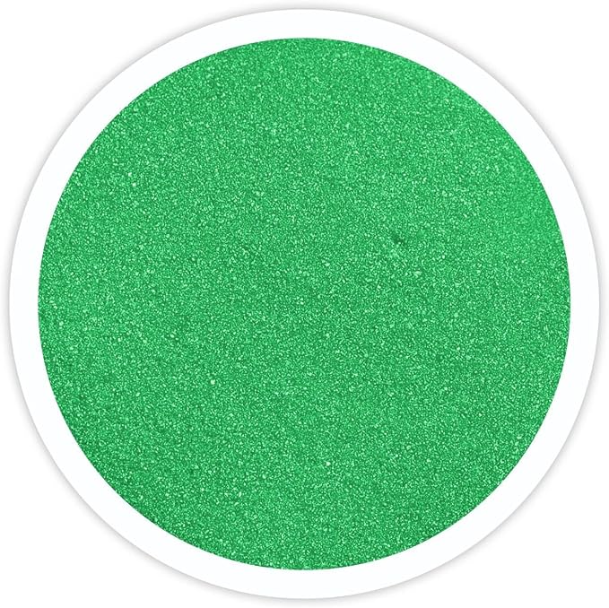 Kelly Green Unity Sand, 2 LB (32 oz), Colored Sand for Weddings, Vase Filler, Home Decor, Crafts, Terrariums, and More