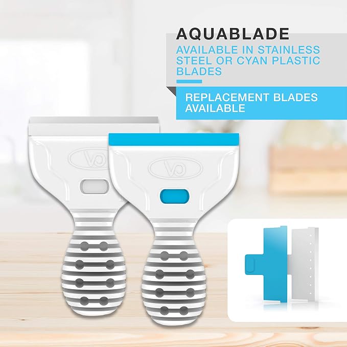 AquaBlade P - Acrylic Safe Aquarium Scraper w/ Plastic Blade, Long, 24-inches