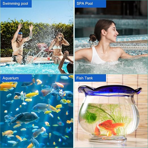 Pool Test Strips 7-in-1 (150Pcs)| Hot Tub Test Strips for Swimming Pool & Spa | Pool Water Testing Kit for Chlorine, Bromine, Ph, Hardness, More - All in 1 Swimming Pool Test Strips