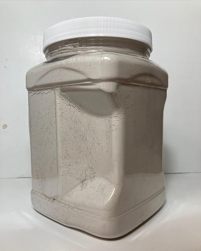 Poultry Powder - All Natural Chicken Dust Bath - 3 Organic Ingredients: Limestone Powder, Hardwood Ashes & Fossil Shell Flour (3 Pound)