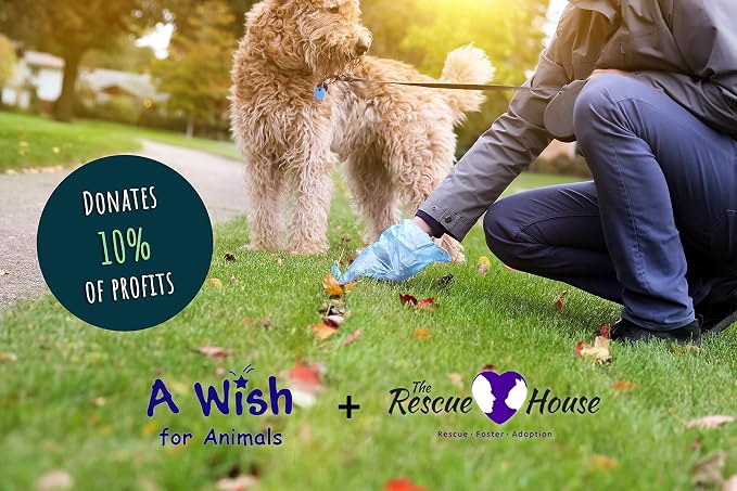180 Biodegradable Poop Bags for Dogs, ⁣⁣⁣Cornstarch-Based Home Compostable Pet Waste Bags, Eco-Friendly Cat Litter Bags Refill, ASTM D6400⁣⁣ EN13432 Certified