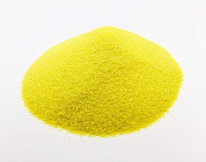 Alternative Imagination Yellow Fine Colored Sand for Ritual Use, Zen Gardens, Incense Burners, Smudging Bowls, Unity Ceremonies, Mandalas, Spiritual Practices, Arts & Crafts (1 Pound)